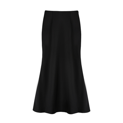 高级感缎面鱼尾半身裙