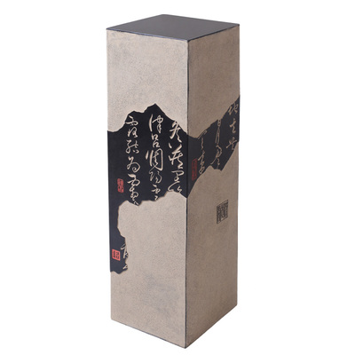 新中式展示柱落地摆件