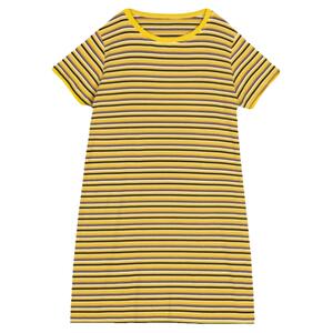 竹纤维家居服条纹薄款睡裙夏季