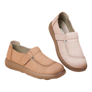 福连升2025春秋季新款时尚休闲鞋女鞋厚底轻便软底百搭舒适豆豆鞋