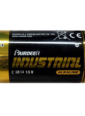 又又鹿干电池LR14.C中号2号