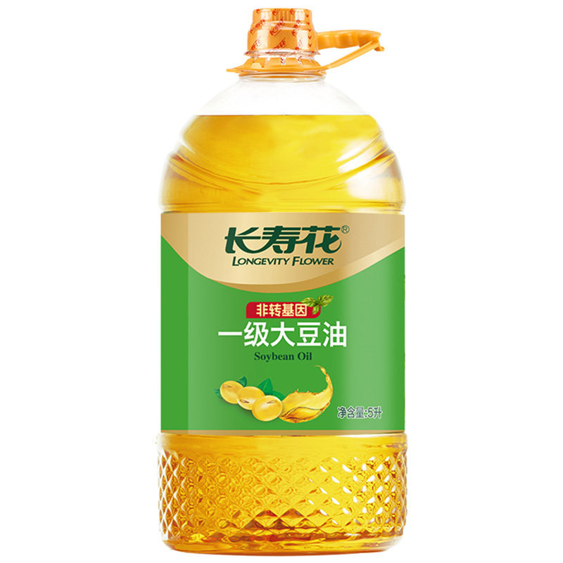 长寿花一级大豆油5L*1桶