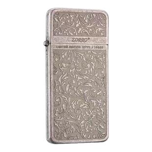 佐罗ZC5古银唐草精雕全铜煤油打火机男士防风复古个性送男友礼品