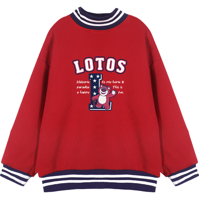 贝田加绒加厚卫衣冬季男童上衣