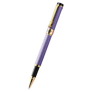 英雄签字笔女士高档精致中性笔金属重手感商务办公宝珠笔中式国风琴弦6006女生高颜值送礼品碳素水笔定制刻字