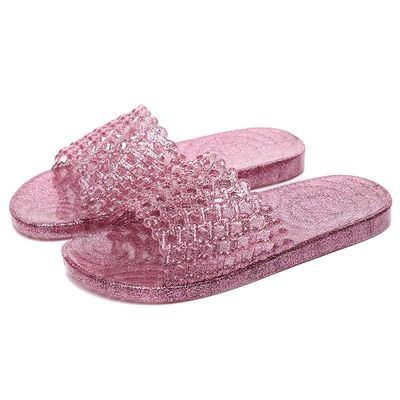 女夏塑料平底鞋洗澡防滑一字拖