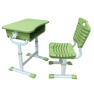 ABS学校课桌椅学习桌家用儿童可升降辅导托管培训班教室书桌套装