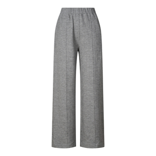 HeyDress灰色磨毛连帽卫衣女春季休闲套装宽松短款上衣直筒休闲裤