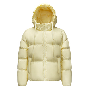 [超级植物]森马羽绒服女三防外套2025冬季新款花苞短款面包服正品