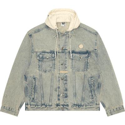 Aape潮流水洗牛仔夹克外套