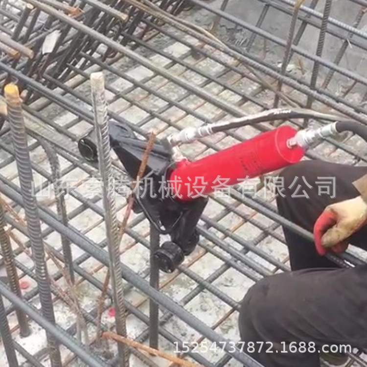 手提式钢筋折弯机 螺纹钢折弯调直机 DWJ-32液压弯曲机 便携式