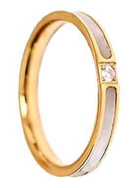 女钛钢高级感镶钻细圈滴胶戒指