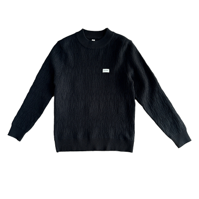 秋冬加厚毛衣男士半高领针织衫