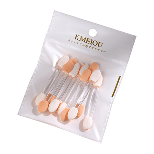 美甲魔镜粉涂抹棒极光镜面粉双头海绵棒一次性眼影刷化妆美容工具