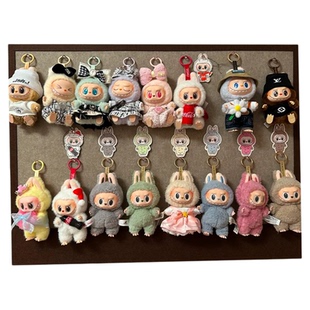 labubu公仔挂件上墙展示板拉布布毛毡板挂娃娃毛绒玩具收纳板泡泡玛特盲盒展示架DIY照片墙创意装饰墙背景板