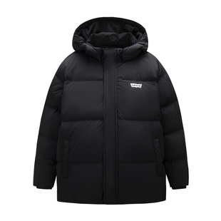 【新年红色】李维斯儿童羽绒服加绒男女童2025冬季新款外套冬装厚