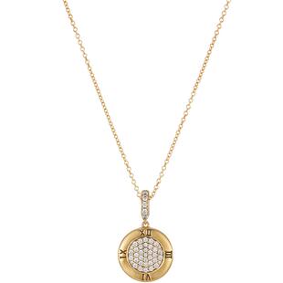 Fellala/翡拉拉「罗马」系列原创设计黑色珐琅项链