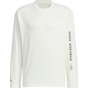 Adidas/阿迪达斯正品2024新款男士圆领印花休闲长袖T恤JM7462