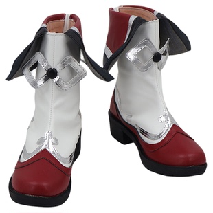 Cosplay原神 宿雪桃红 胡桃 动漫高跟增高cos鞋定制专拍