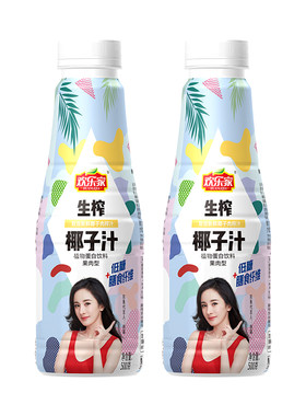 欢乐家生榨椰子汁500ml*2瓶