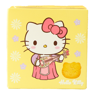 波路梦 曲奇饼干HelloKitty凯蒂猫小曲奇牛奶味儿童零食礼盒装47g