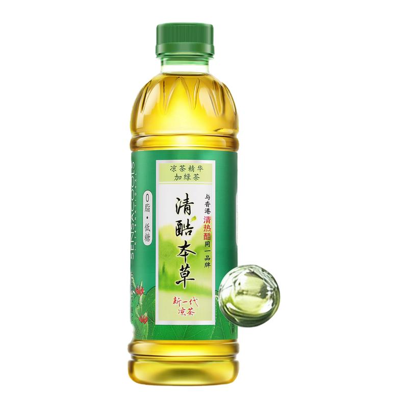 清酷本草植物凉茶饮料菊花茶饮品350ml解暑清热火含金银花整箱