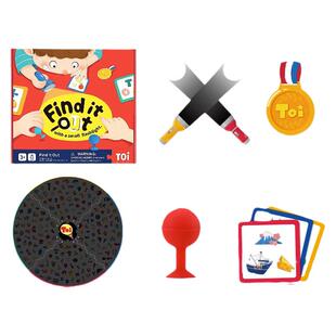 TOI图益小手电找找看儿童桌游早教启蒙玩具亲子早教益智互动3-8岁