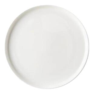 10英寸意面盘西餐盘高级感平盘浅盘家用白色大盘子陶瓷圆形早餐盘