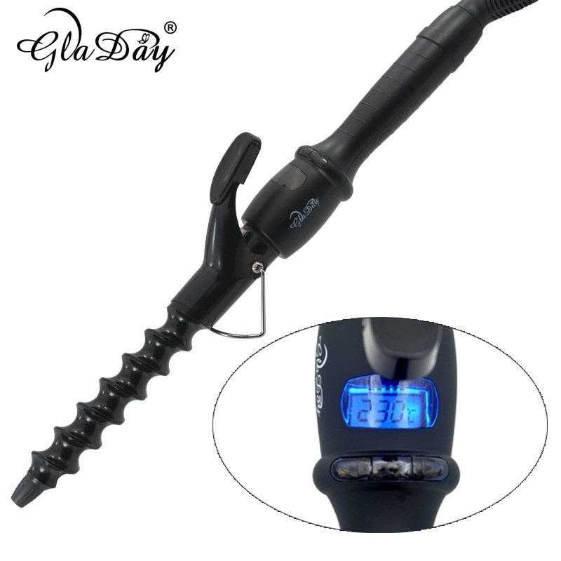 螺旋卷发器陶瓷不伤发电气石卷电大陶瓷蛋卷卷卷棒小卷发螺丝棒