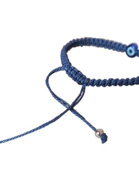 恶魔之眼友谊手链手工编织手绳