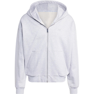 Adidas/阿迪达斯正品三叶草男士宽松连帽日常休闲外套JW1071