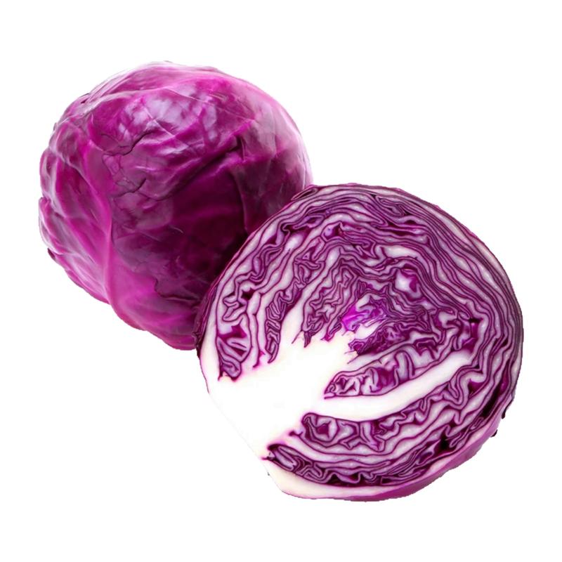 山东紫甘蓝新鲜包菜蔬菜卷心菜生吃沙拉生菜紫叶菜现摘椰菜四季菜