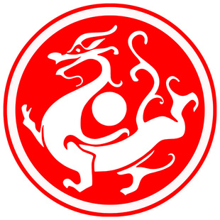 大汉黑龙旗车贴2026新款热卖高级感汽车贴纸车门主机三角形车后窗