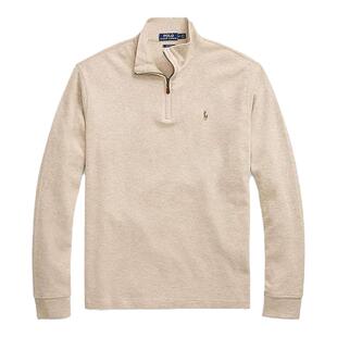 POLO RALPH LAUREN拉夫劳伦刺绣小马标半拉链针织衫RL运动卫衣男