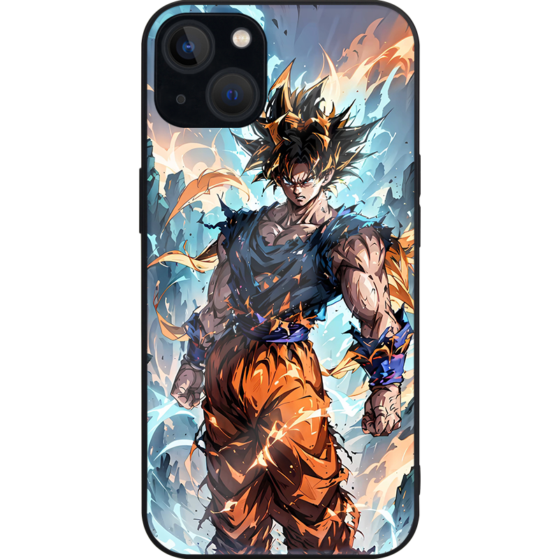 龙珠手机壳iPhone16玻璃壳12适用14苹果15promax小米13红米K60三星S24悟空超级赛亚人vivo华为n