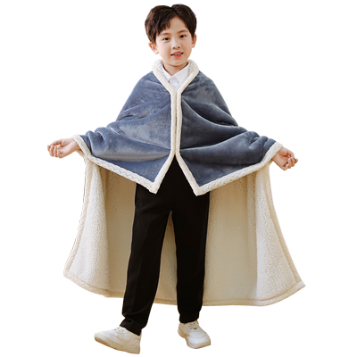 冬季加厚中小学生午睡毯午休神器