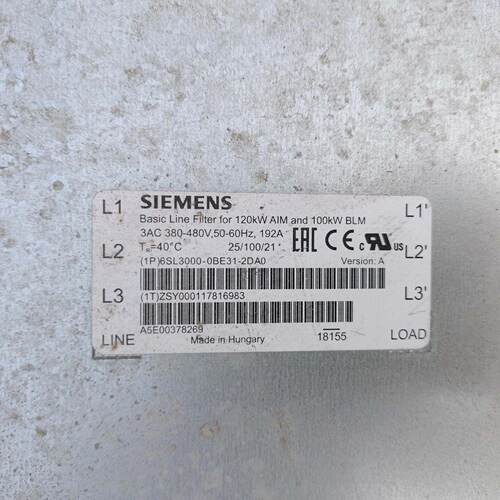 溢价-Basic Line Filter 120kW AIM