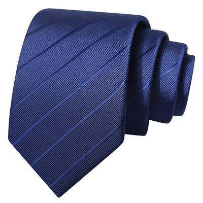 蓝色领带拉链正装商务懒人高端