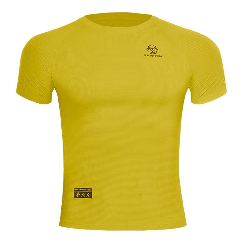 SANKEN尚克短袖运动情侣速干T恤