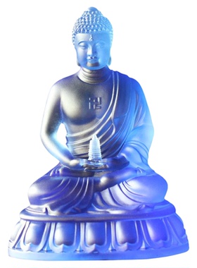 东方古法琉璃供奉寺庙药师佛