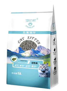 活性炭猫砂豆腐砂6l可冲买一送一