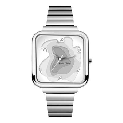 fidodido手表女款2025新款玫瑰系列小众设计潮流腕表时尚方形女表