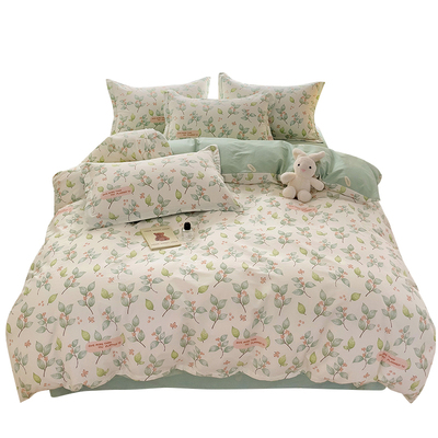 红豆官方旗舰店正品全棉四件套