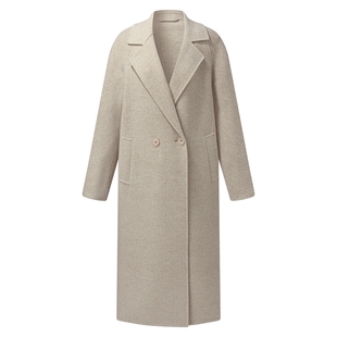 首降5折|歌莉娅羊毛羊绒大衣女2025新款冬季高级感穿搭毛呢外套