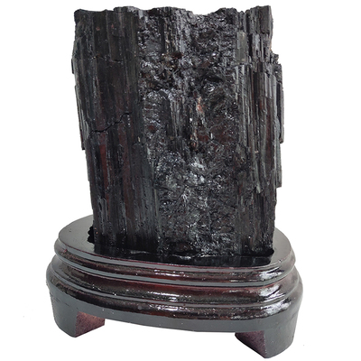 黑碧玺天然高纯度原石电气石摆件