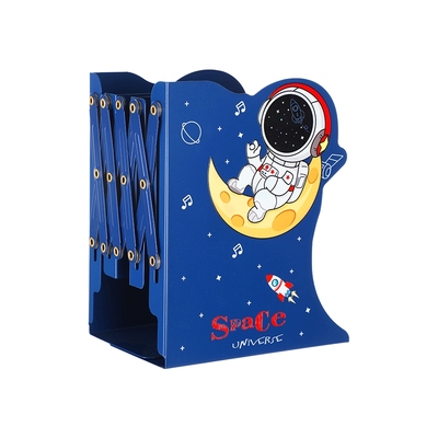 猫太子异形伸缩书立架桌上金属