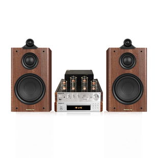 诺普声Q3书架音箱胆机DVD组合音响10D发烧电子管功放hifi套装迷你