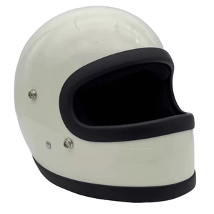 STR复古日式哈雷头盔chopper巡航机车装饰小盔体全盔玻璃纤维凯旋