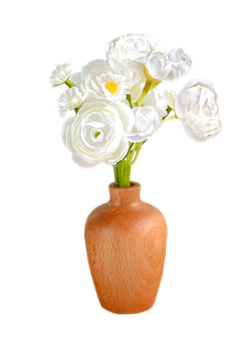 高颜值露莲雏菊假花仿真花摆件