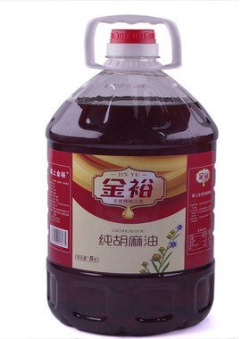 宁夏塞上金裕胡麻油纯5l非甘肃